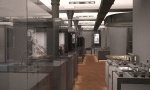 Wizualizacja wnętrza sal wystawienniczych Muzem Miasta łodzi